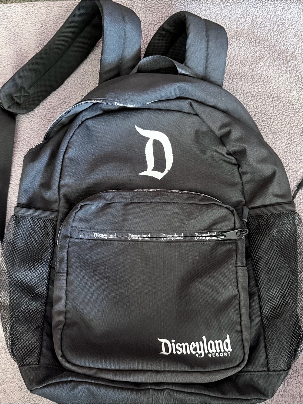 Disneyland Resort Black Women's Backpack - Compact Everyday Bag